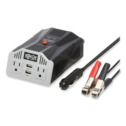 400W Car Power Inverter with 2 Outlets & 2 USB Charging Ports, Ultra-Compact (PV400USB)