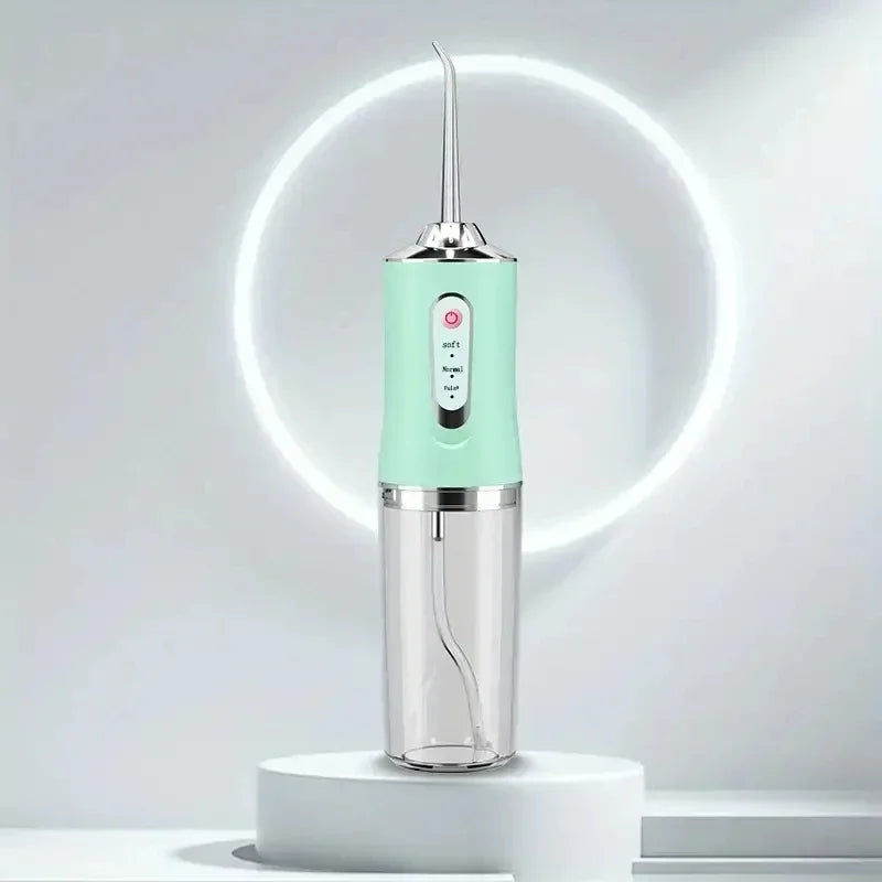 Ultimate Portable Smart Electric Oral Irrigator - 4 Jets, 3 Modes, Rechargeable Dental Water Flosser for a Brighter Smile!