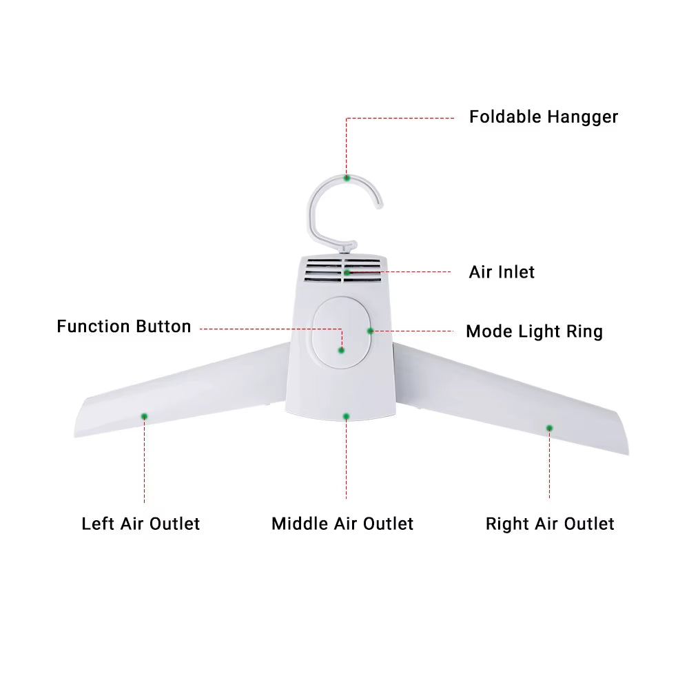 Customizable Electric Heated and Ironing Clothes Hanger